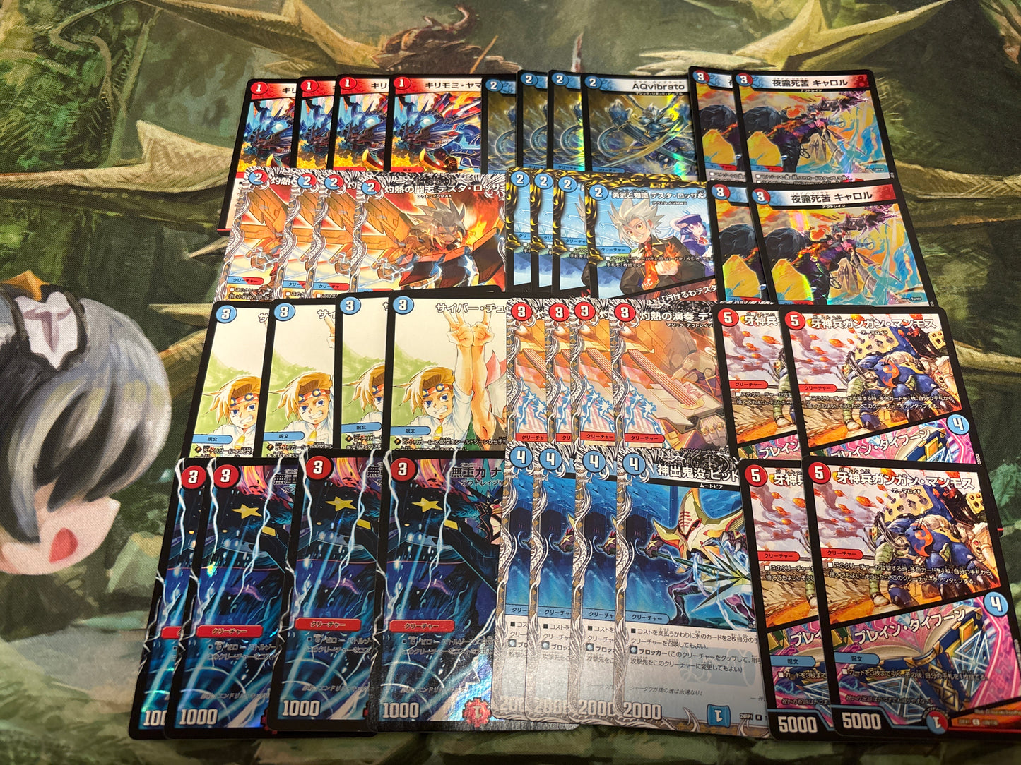 【格安デッキ】赤青ガンガンマンモスワンショット